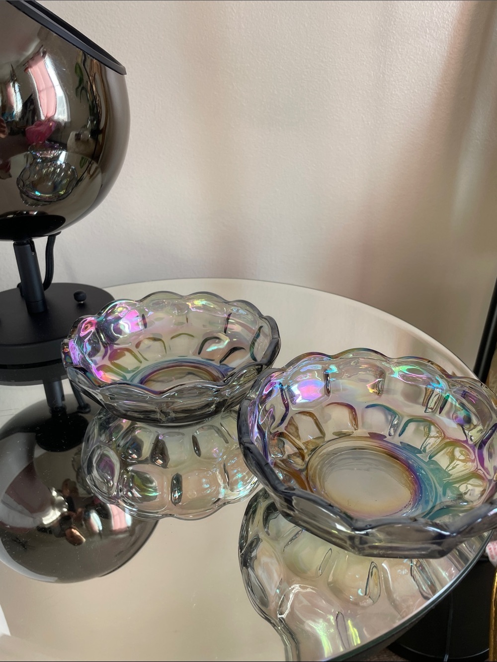 Federal Glass "Yorktown" (also known as Colonial) small dessert or berry bowls